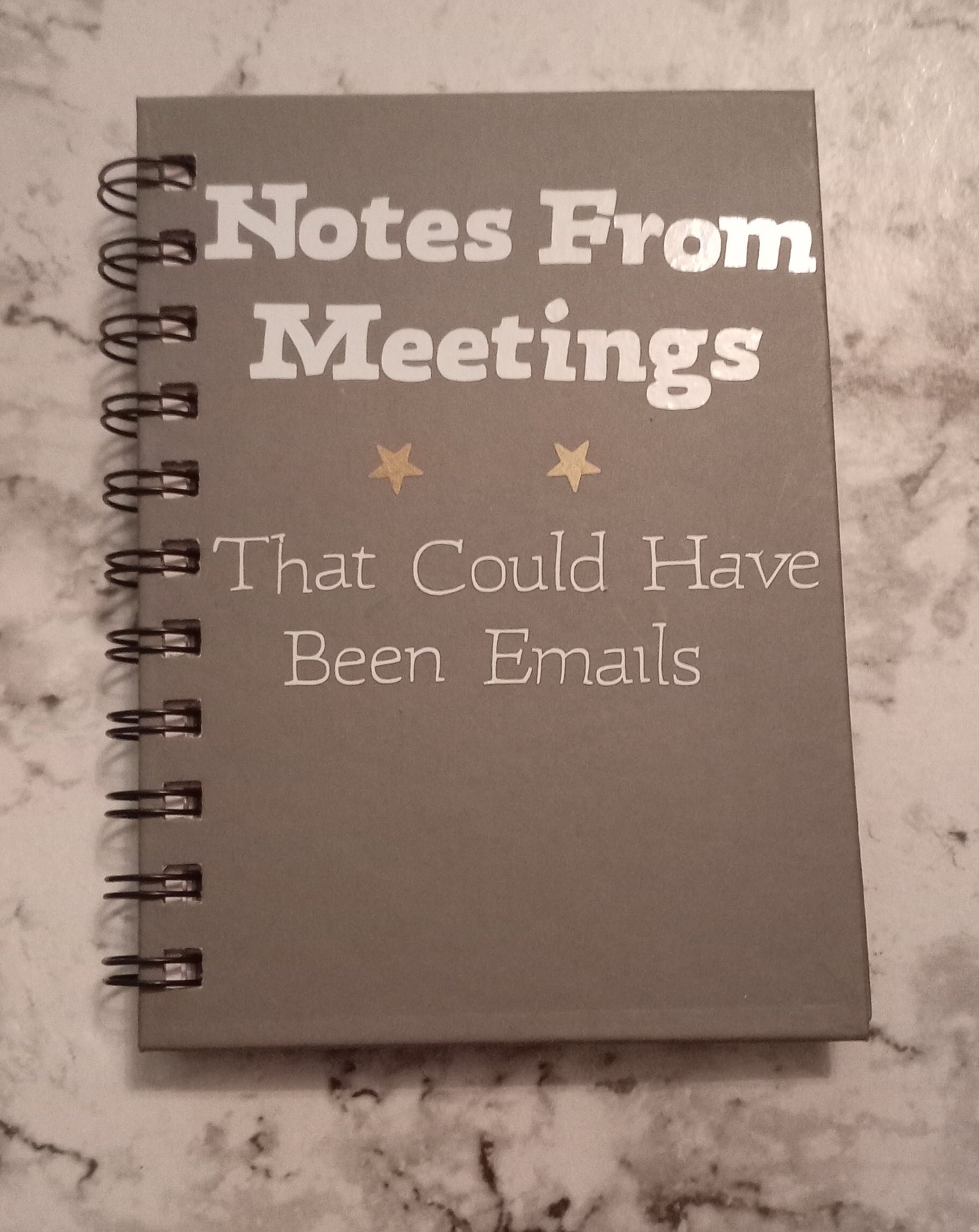 A6 Notebook Humour Notes From Meetings That Could Have Been Emails