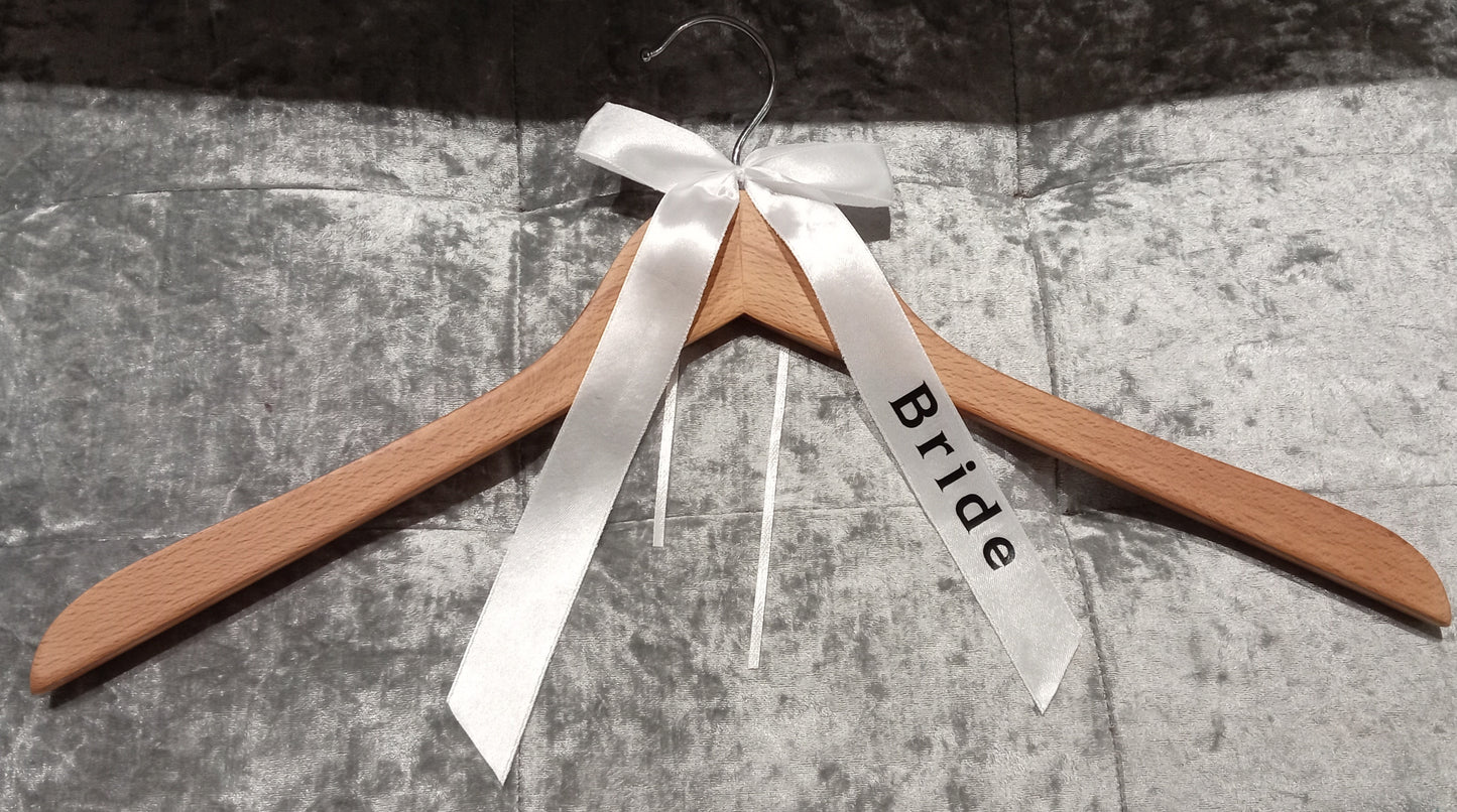 Wedding white ribbon bow personalised x 20