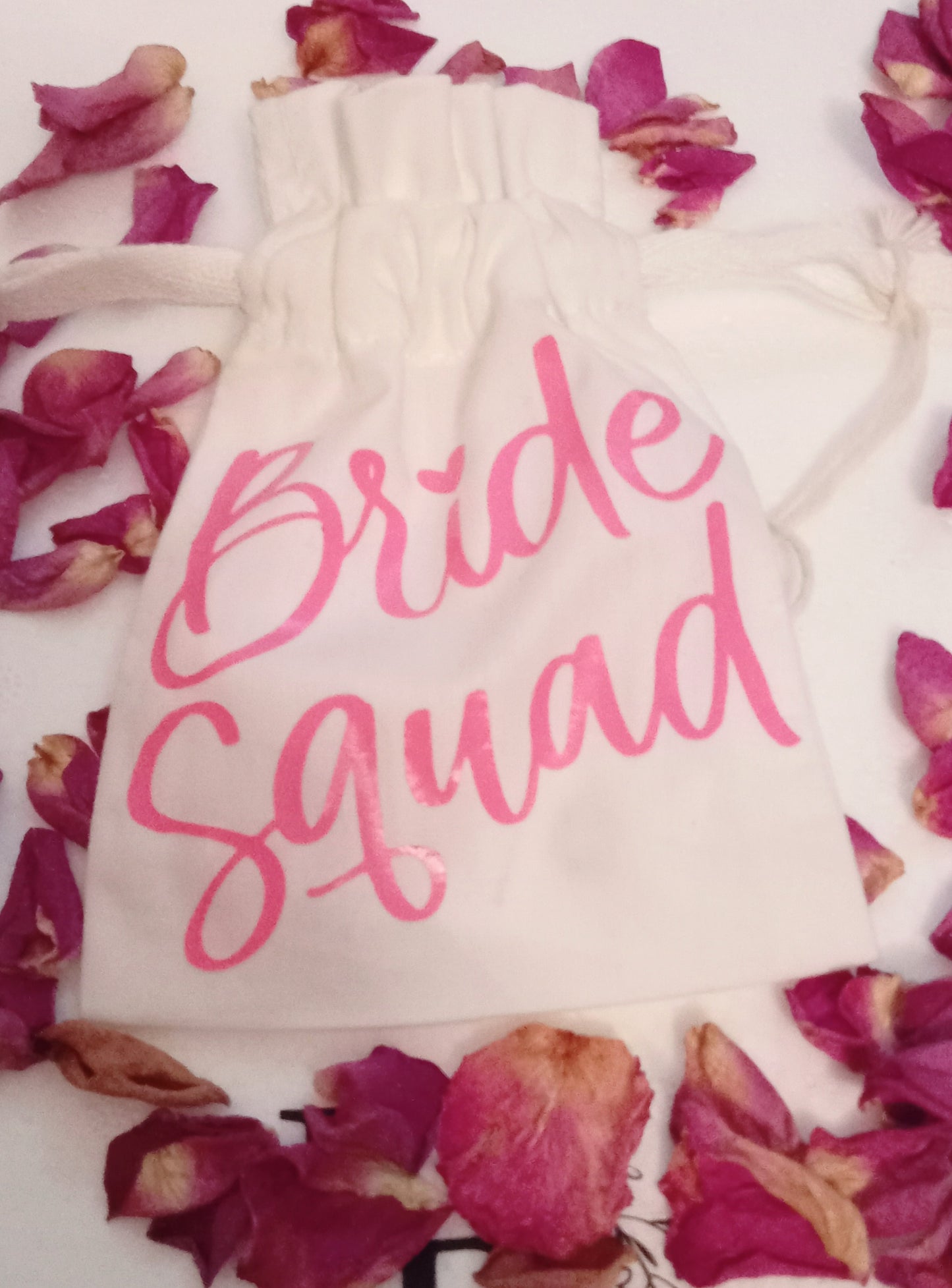 Bride Squad Organic Cotton Gift Bags x 5